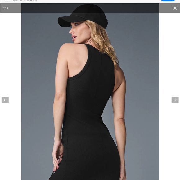 ALO seamless Ribbed warm nights Dress - Picture 2 of 7